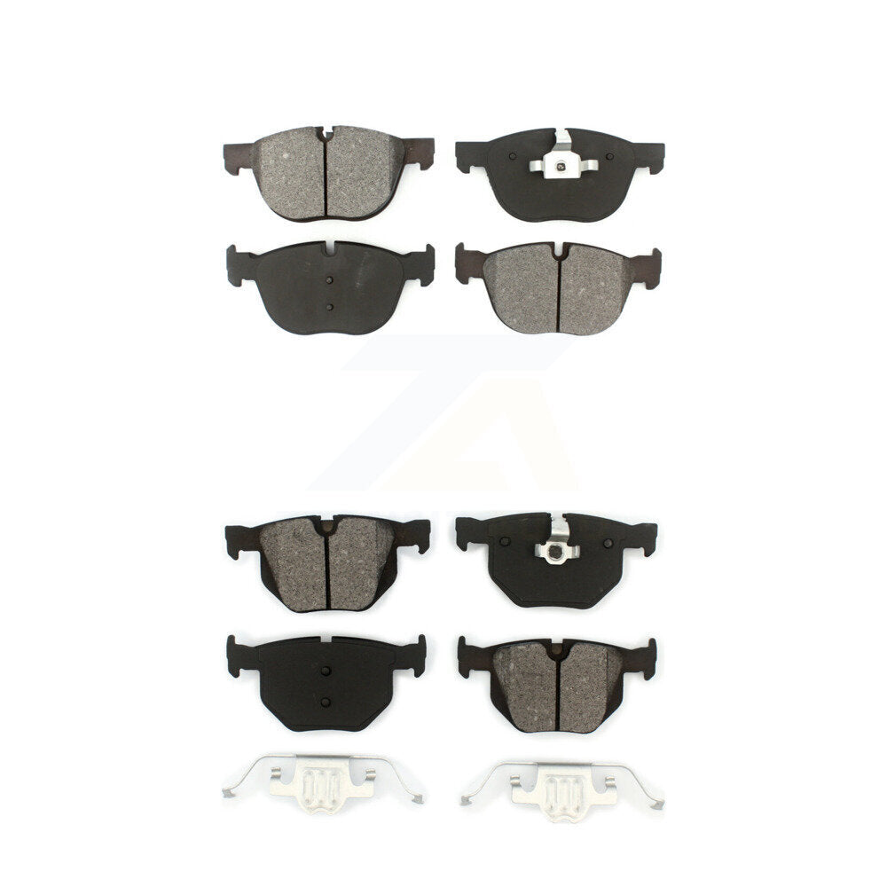 Semi-Metallic Brake Pads Front Rear Kit For BMW X5 X6