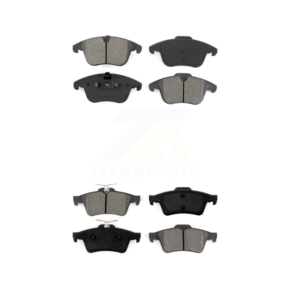 Semi-Metallic Brake Pads Front Rear Kit For 2012 Volvo S40