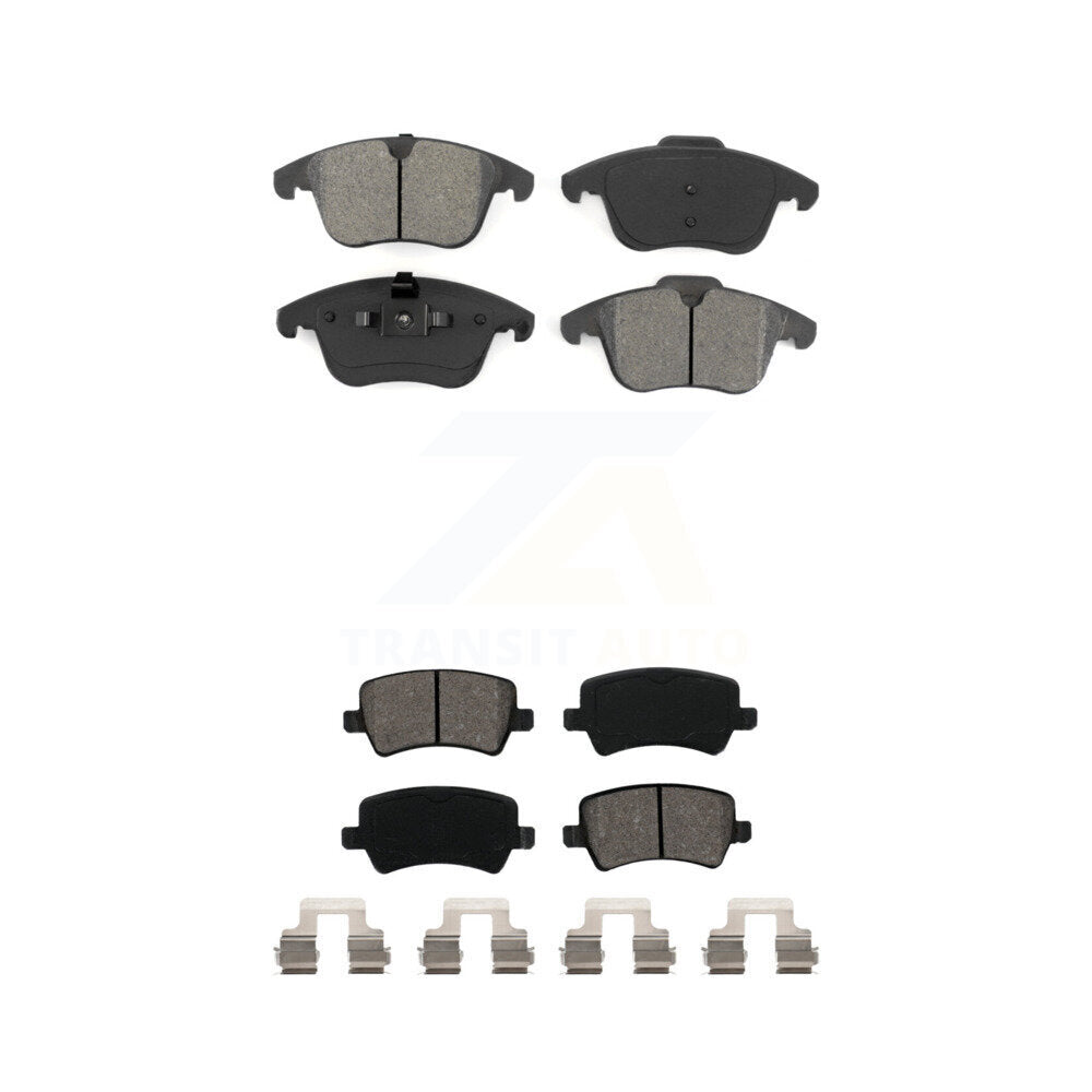 Semi-Metallic Brake Pads Front Rear Kit For Volvo XC70 S60 Land Rover Range V60
