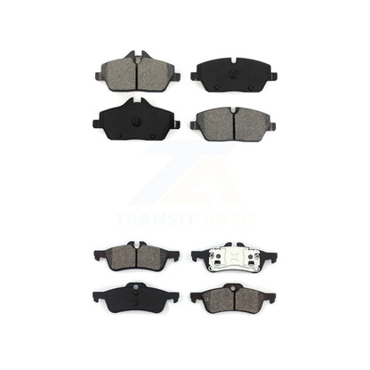 Semi-Metallic Brake Pads Front Rear Kit For 2007-2008 Mini Cooper Convertible