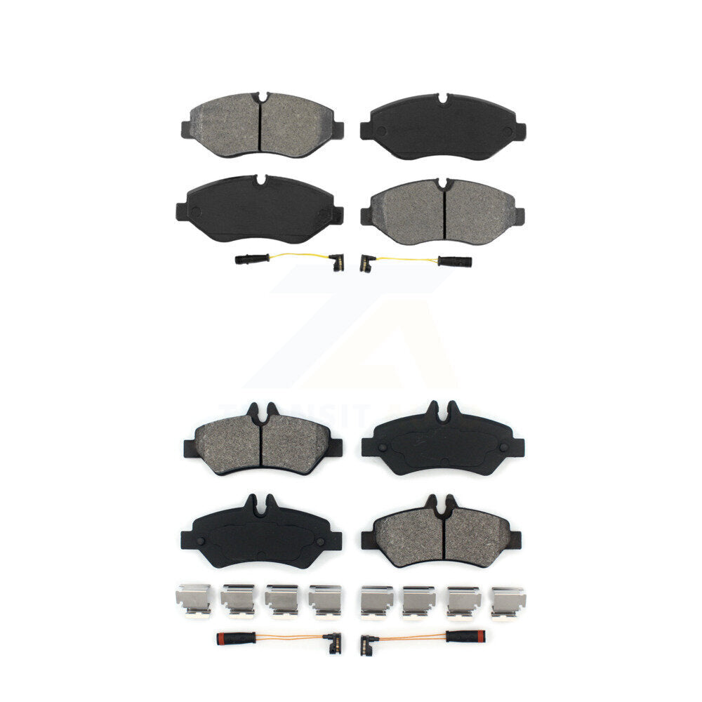 Semi-Metallic Brake Pads Front Rear Kit For Sprinter 2500 Mercedes-Benz Dodge