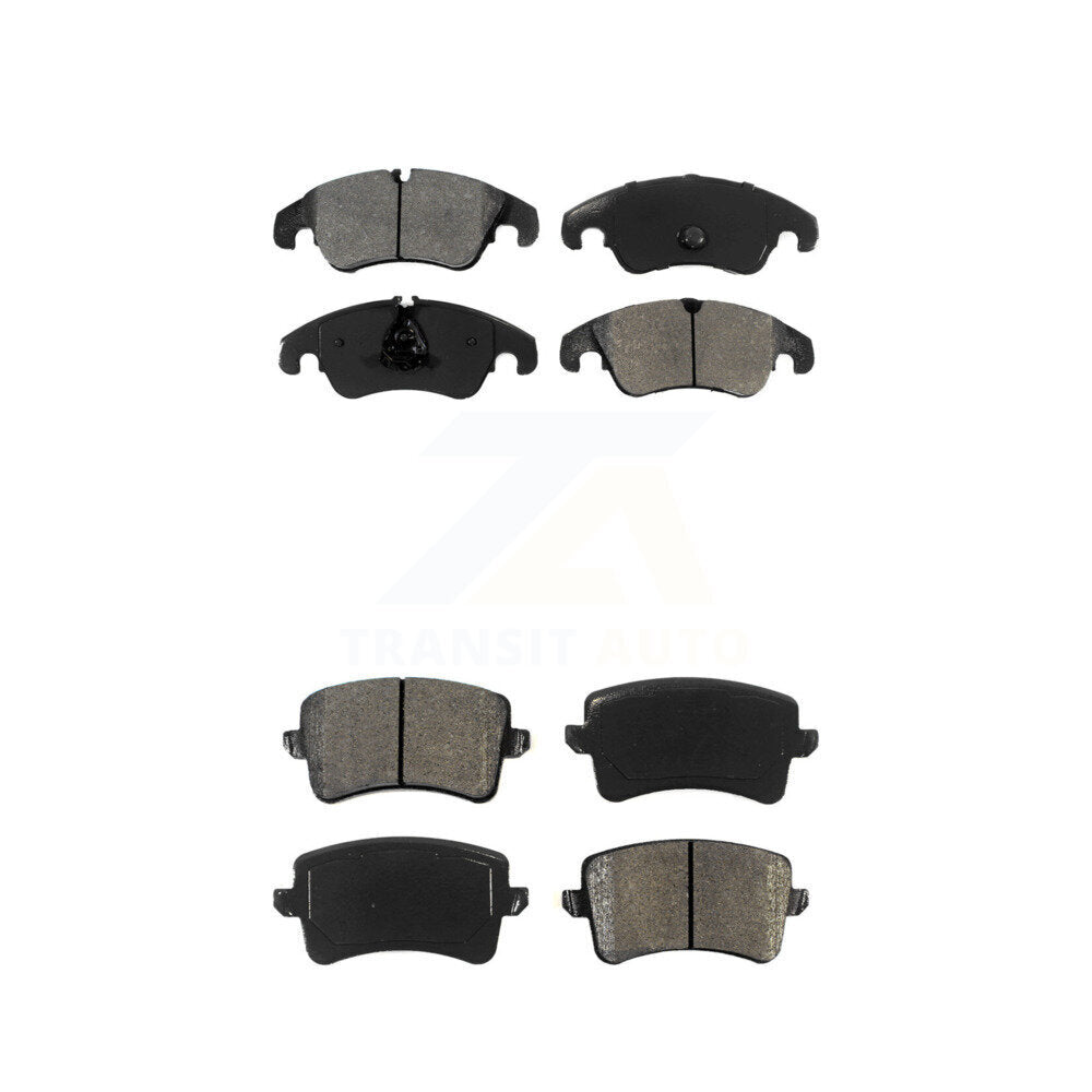 Semi-Metallic Brake Pads Front Rear Kit For Audi Q5 A4 Quattro A5 S4 S5 allroad