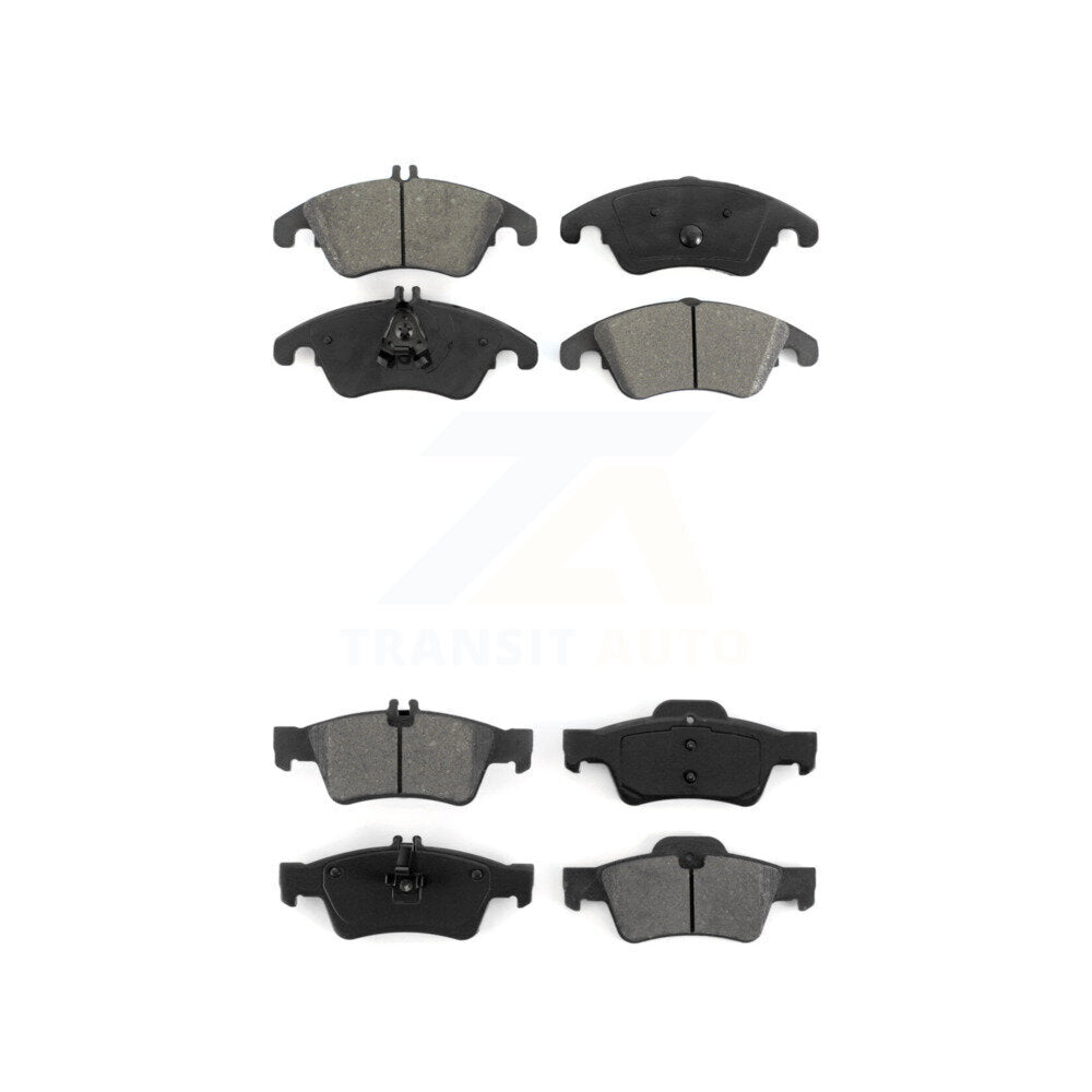 Semi-Metallic Brake Pads Front Rear Kit For Mercedes-Benz E350 E400 E250 CLS400