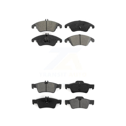 Semi-Metallic Brake Pads Front Rear Kit For Mercedes-Benz E350 E400 E250 CLS400