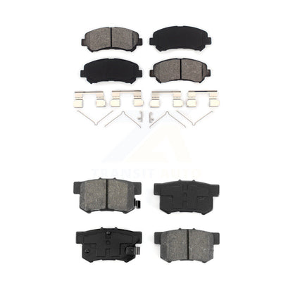 Semi-Metallic Brake Pads Front Rear Kit For 2010-2013 Suzuki Kizashi