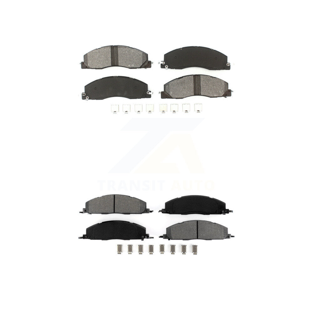 Semi-Metallic Brake Pads Front Rear Kit For Ram 3500 2500 1500 Dodge