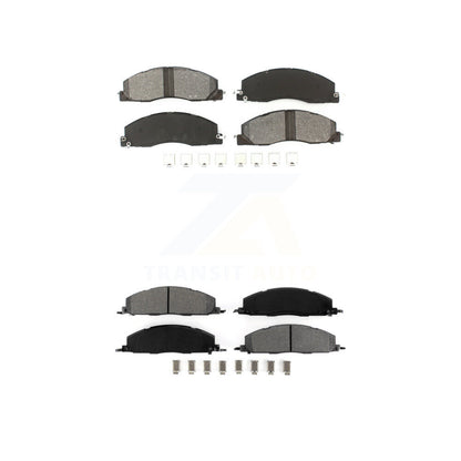 Semi-Metallic Brake Pads Front Rear Kit For Ram 3500 2500 1500 Dodge