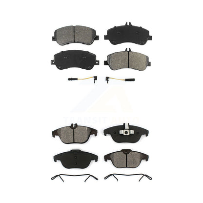 Semi-Metallic Brake Pads Front Rear Kit For Mercedes-Benz GLK350 GLK250