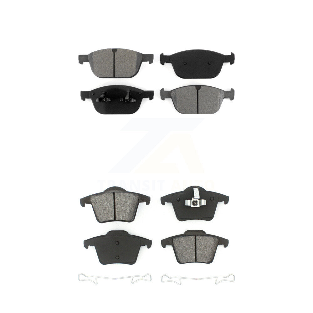 Semi-Metallic Brake Pads Front Rear Kit For Volvo XC90