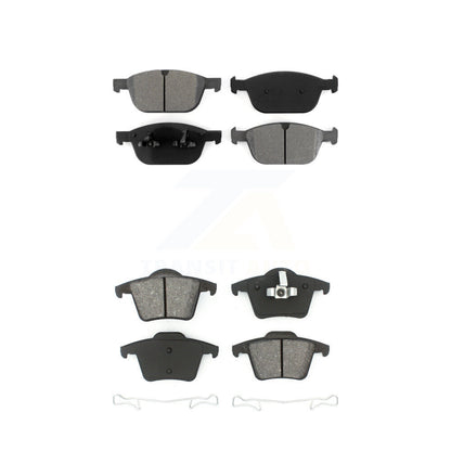 Semi-Metallic Brake Pads Front Rear Kit For Volvo XC90