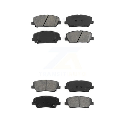 Semi-Metallic Brake Pads Front Rear Kit For Hyundai Genesis Coupe