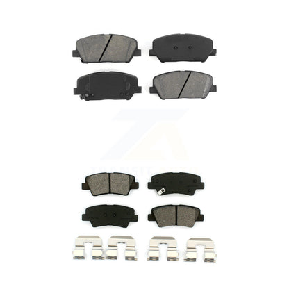 Semi-Metallic Brake Pads Front Rear Kit For Kia Optima 2.0L