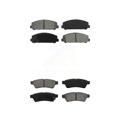 Semi-Metallic Brake Pads Front Rear Kit For Suzuki Equator