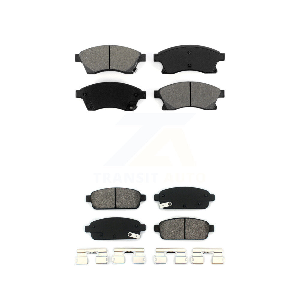 Semi-Metallic Brake Pads Front Rear Kit For Chevrolet Cruze Sonic Limited