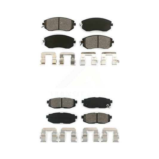 Semi-Metallic Brake Pads Front Rear Kit For Subaru BRZ Scion FR-S Toyota 86 GR86
