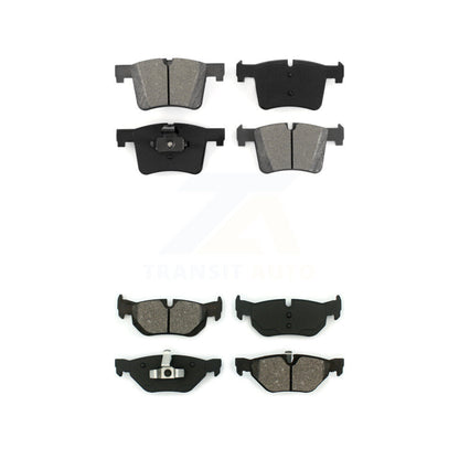 Semi-Metallic Brake Pads Front Rear Kit For BMW 328i xDrive Sedan with 3.0L