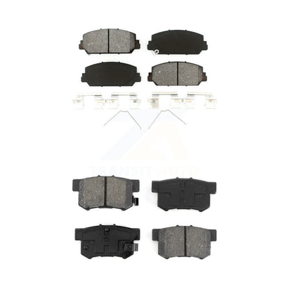 Semi-Metallic Brake Pads Front Rear Kit For 2016-2022 Acura ILX