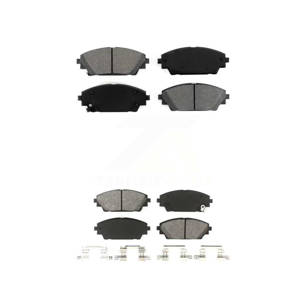 Semi-Metallic Brake Pads Front Rear Kit For Mazda 3 Sport