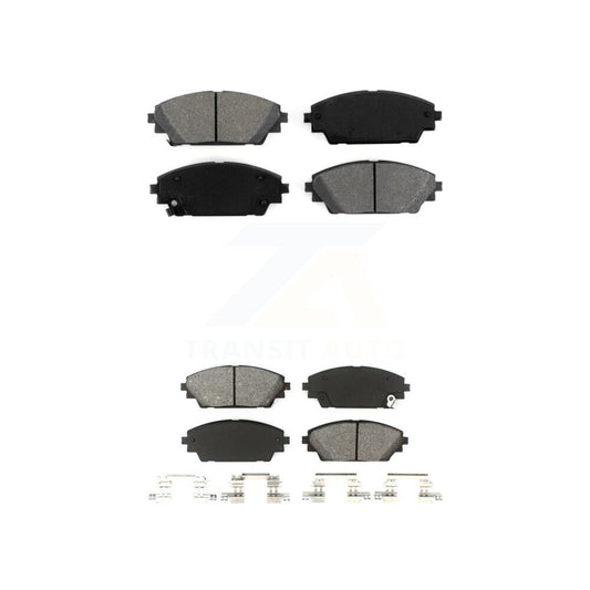 Semi-Metallic Brake Pads Front Rear Kit For Mazda 3 Sport