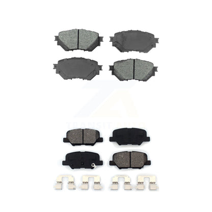 Semi-Metallic Brake Pads Front Rear Kit For Mazda 3 Sport