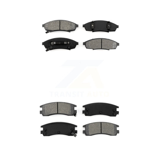 Semi-Metallic Brake Pads Front Rear Kit For Chevrolet Lumina Oldsmobile Cutlass