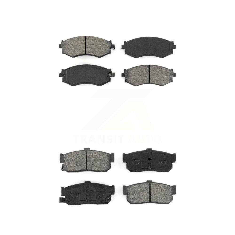 Semi-Metallic Brake Pads Front Rear Kit For Nissan Sentra INFINITI G20