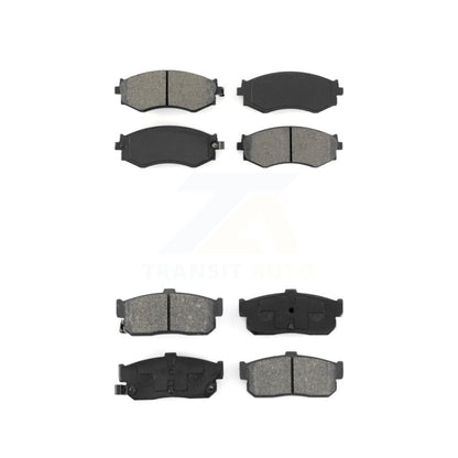 Semi-Metallic Brake Pads Front Rear Kit For Nissan Sentra INFINITI G20