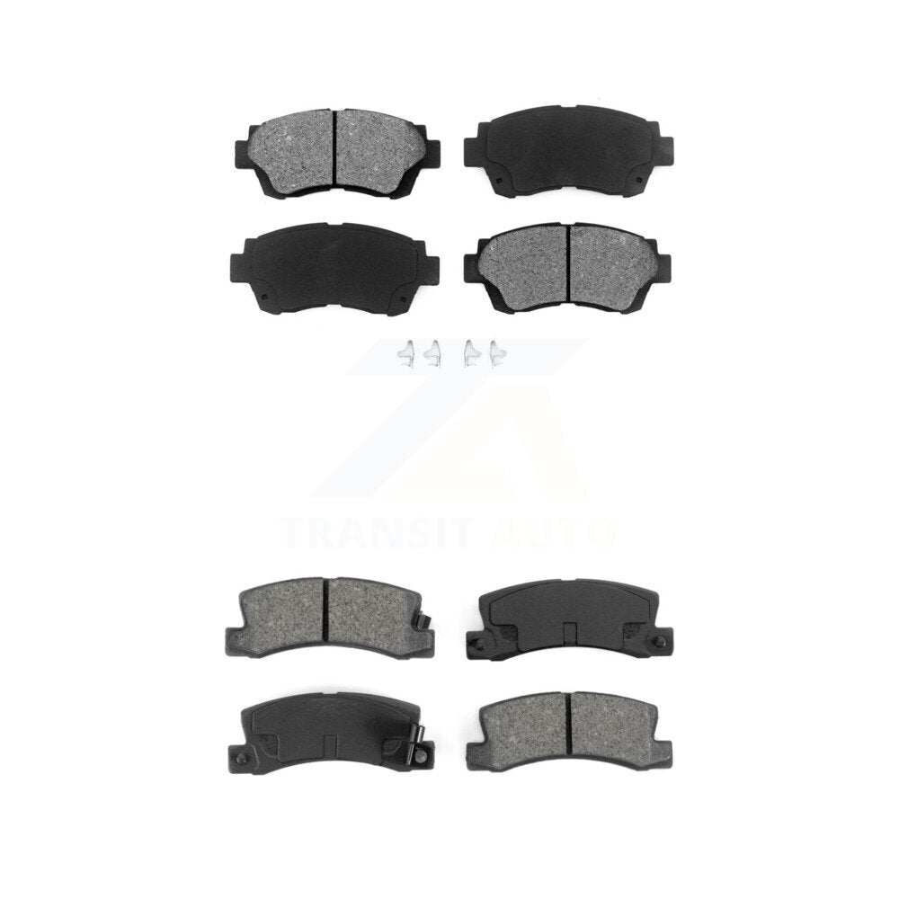 Semi-Metallic Brake Pads Front Rear Kit For Toyota Camry Celica Lexus ES300