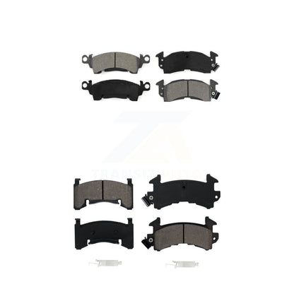 Semi-Metallic Brake Pads Front Rear Kit For Pontiac Firebird Cadillac DeVille