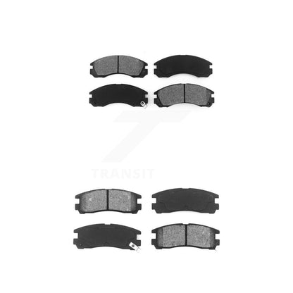 Semi-Metallic Brake Pads Front Rear Kit For Dodge Stealth Mitsubishi Eclipse
