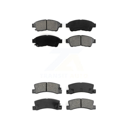 Semi-Metallic Brake Pads Front Rear Kit For Toyota Camry Celica