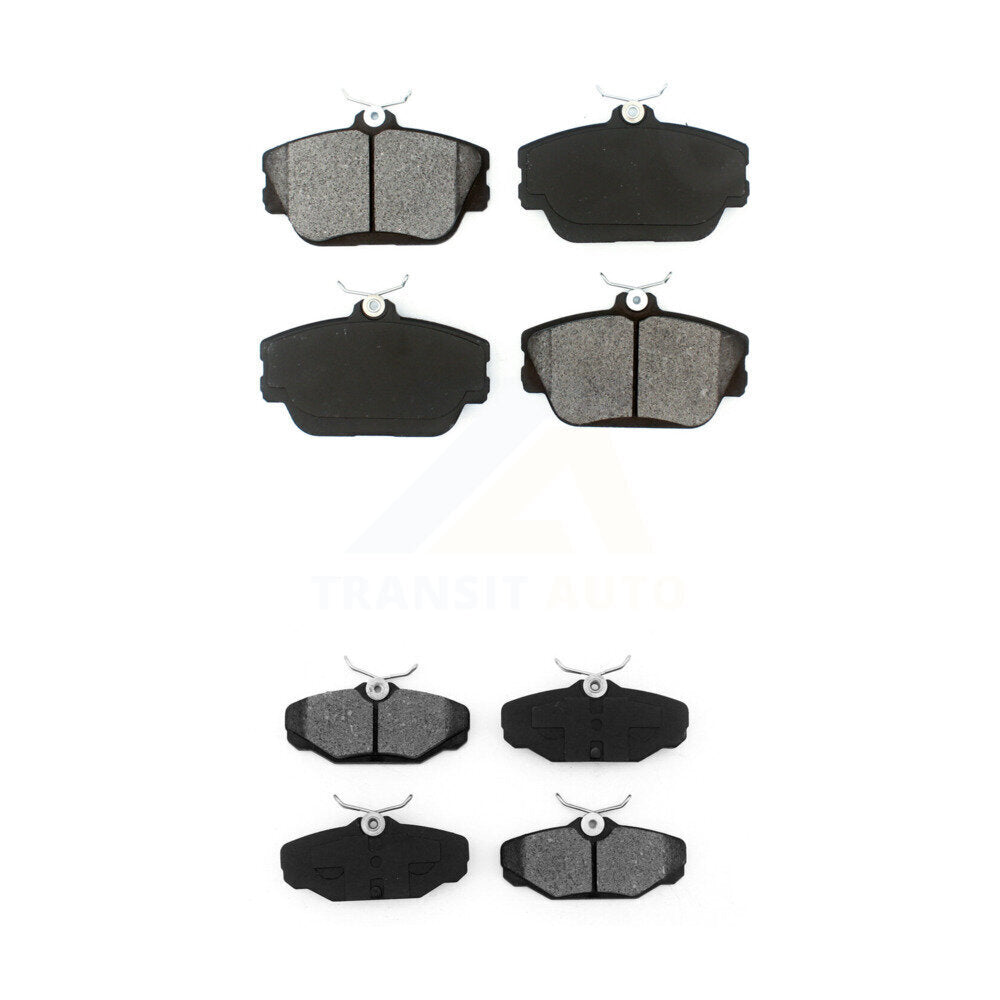 Semi-Metallic Brake Pad Front Rear Kit For Ford Taurus Lincoln Continental Sable