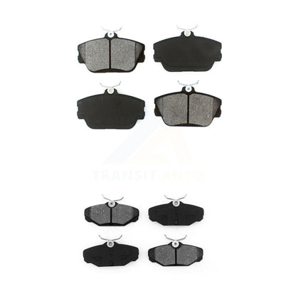 Semi-Metallic Brake Pad Front Rear Kit For Ford Taurus Lincoln Continental Sable