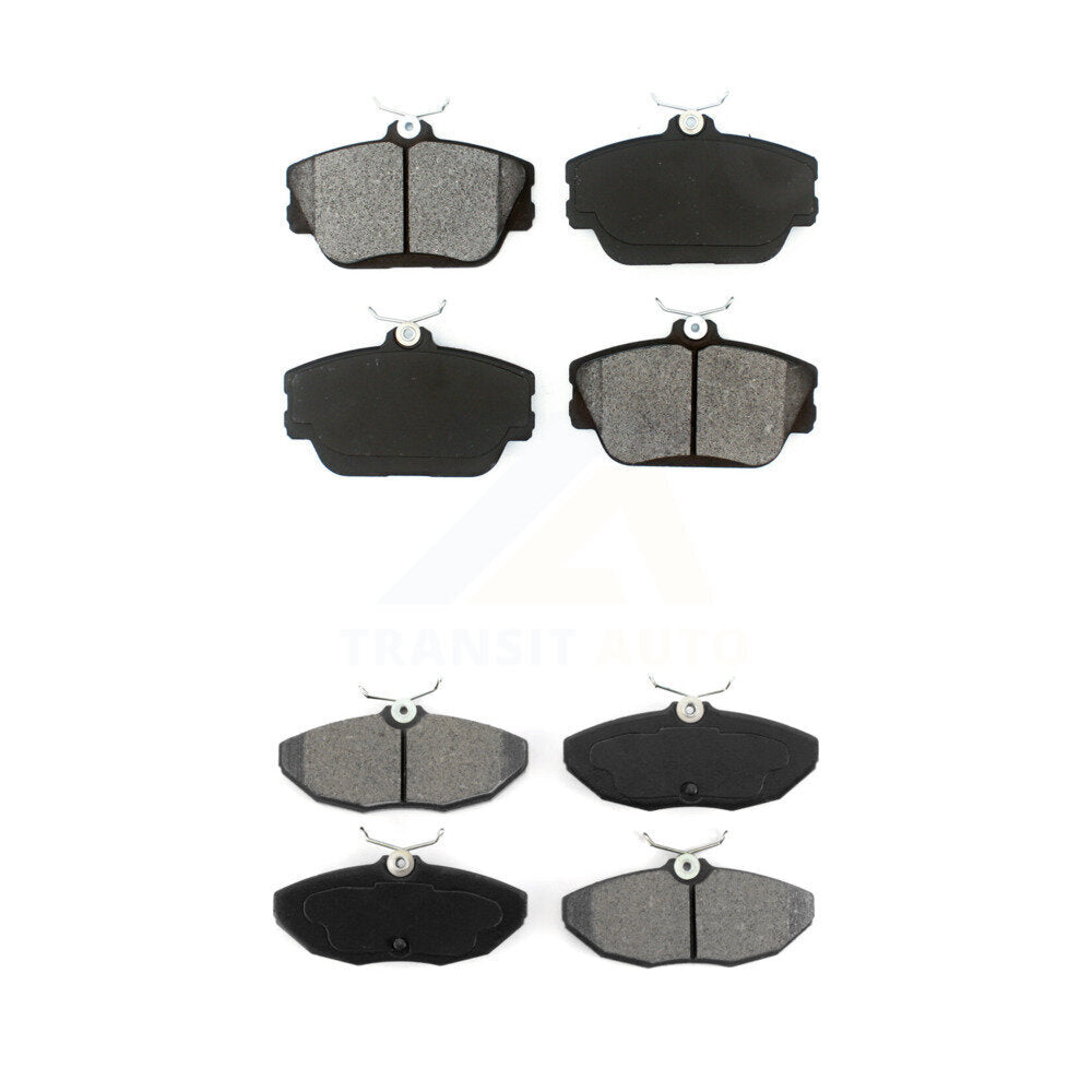 Semi-Metallic Brake Pads Front Rear Kit For Lincoln Mark VIII Ford Thunderbird