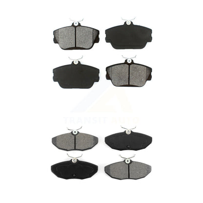 Semi-Metallic Brake Pads Front Rear Kit For Lincoln Mark VIII Ford Thunderbird