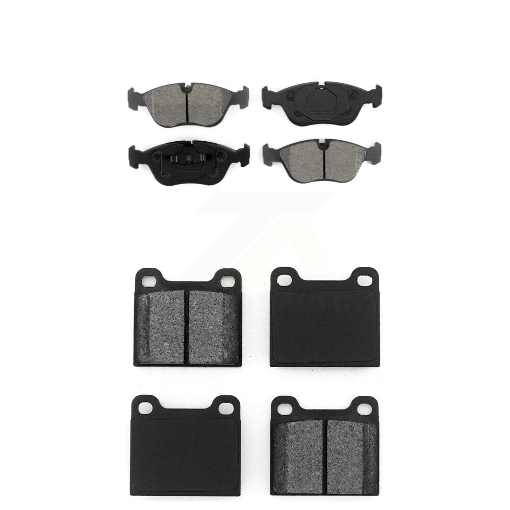 Semi-Metallic Brake Pads Front Rear Kit For Volvo C70 V70