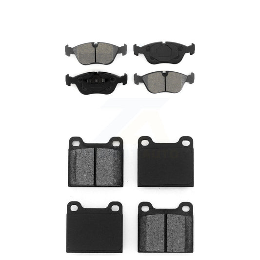 Semi-Metallic Brake Pads Front Rear Kit For Volvo C70 V70