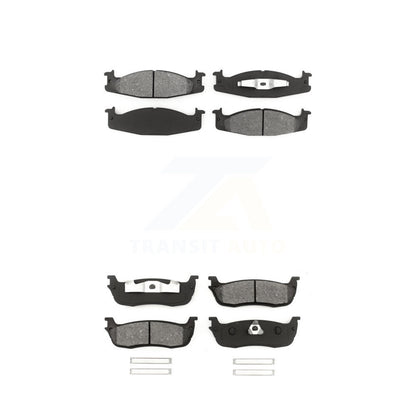 Semi-Metallic Brake Pads Front Rear Kit For 1996 Ford F-150