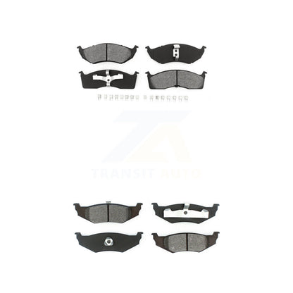 Semi-Metallic Brake Pads Front Rear Kit For Neon Chrysler Dodge Plymouth