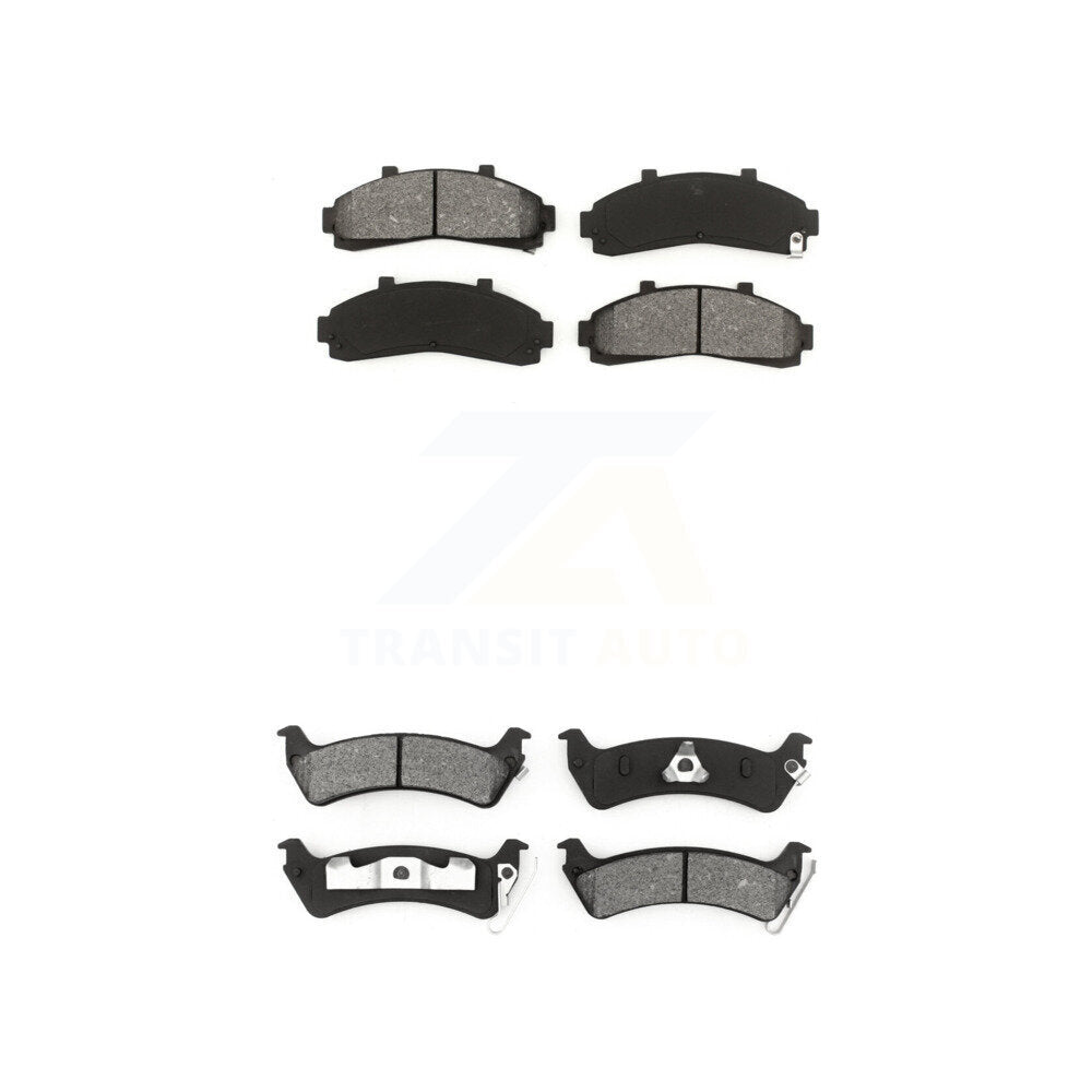 Semi-Metallic Brake Pads Front Rear Kit For 2001 Ford Explorer From 01 02