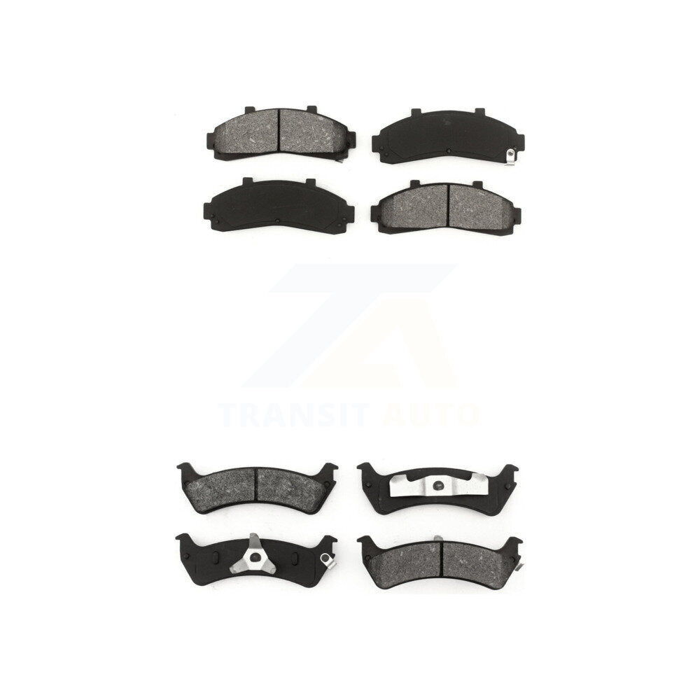 Semi-Metallic Brake Pads Front Rear Kit For Ford Ranger Explorer Mercury