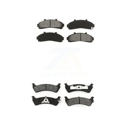 Semi-Metallic Brake Pads Front Rear Kit For Ford Ranger Explorer Mercury