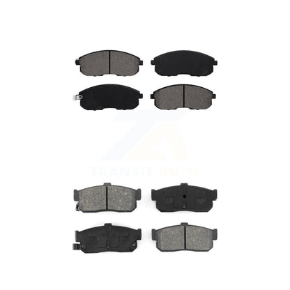 Semi-Metallic Brake Pads Front Rear Kit For Nissan Altima Maxima Sentra INFINITI