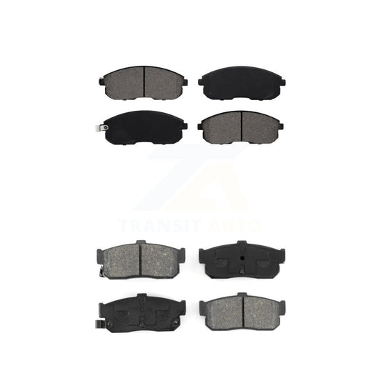 Semi-Metallic Brake Pads Front Rear Kit For Nissan Altima Maxima Sentra INFINITI