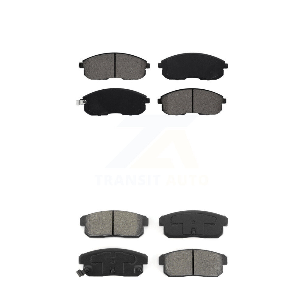 Semi-Metallic Brake Pads Front Rear Kit For Nissan Sentra INFINITI G20