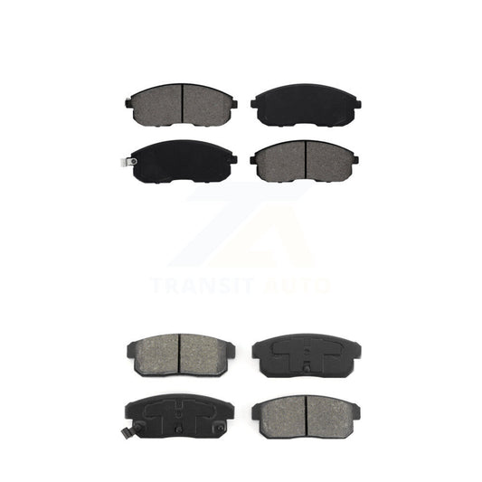 Semi-Metallic Brake Pads Front Rear Kit For Nissan Sentra INFINITI G20