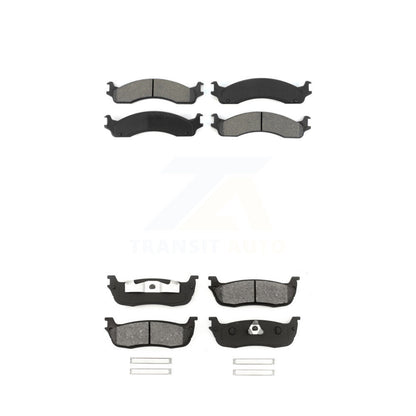 Semi-Metallic Brake Pads Front Rear Kit For Ford F-250 HD