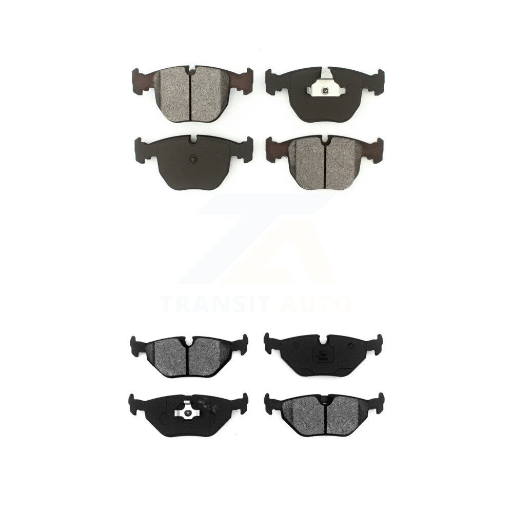 Semi-Metallic Brake Pads Front Rear Kit For BMW 540i 530i