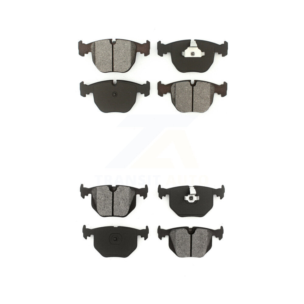 Semi-Metallic Brake Pad Front Rear Kit For BMW X5 M5 Land Rover Range 740i 740iL
