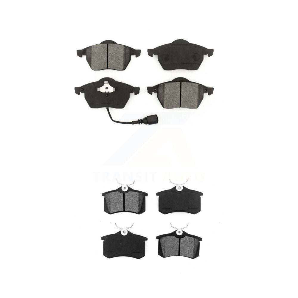 Semi-Metallic Brake Pads Front Rear Kit For Volkswagen Jetta Golf Beetle Audi TT